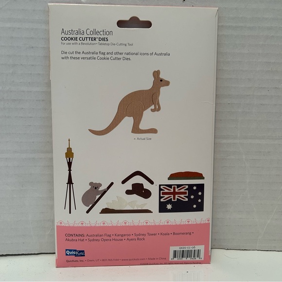 Quickutz 8-pc cookie cutter dies - AUSTRALIA Collection - Picture 3 of 4